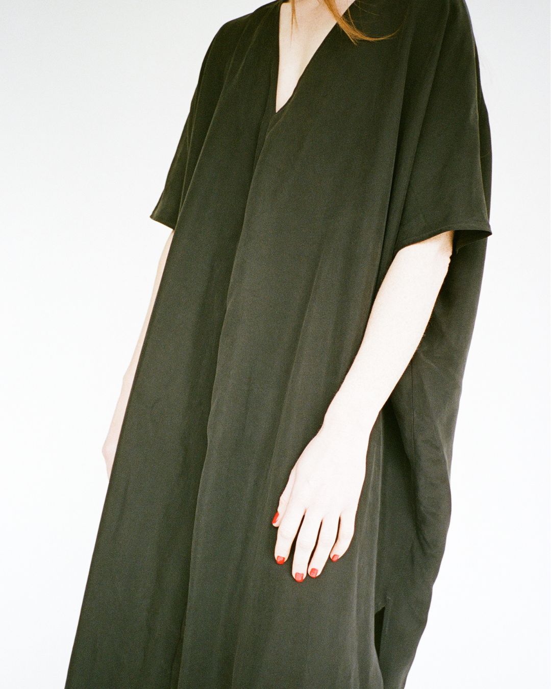 Caftan No. 5 | Black Linen