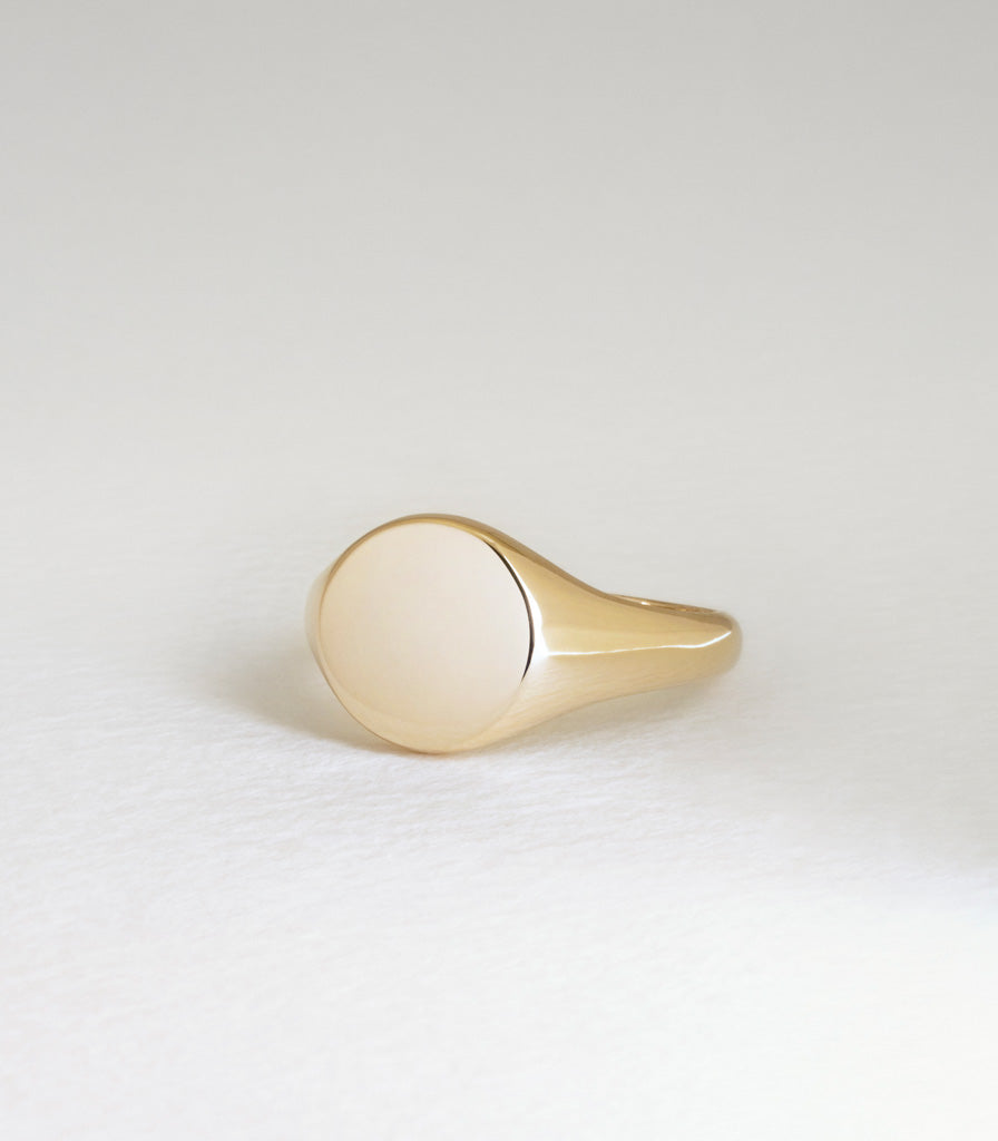 Round Signet Ring | Large