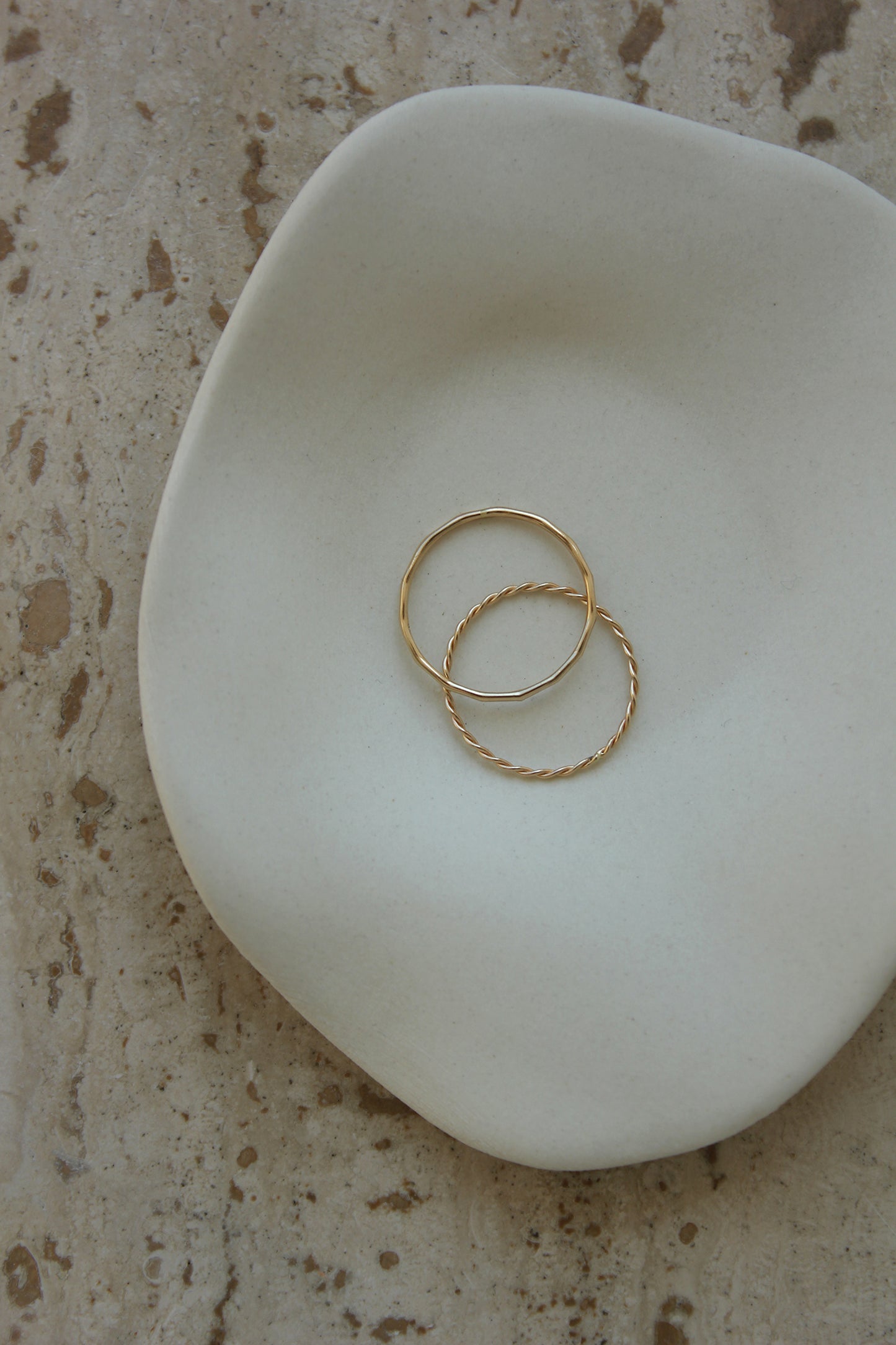 Gold Stacking Ring