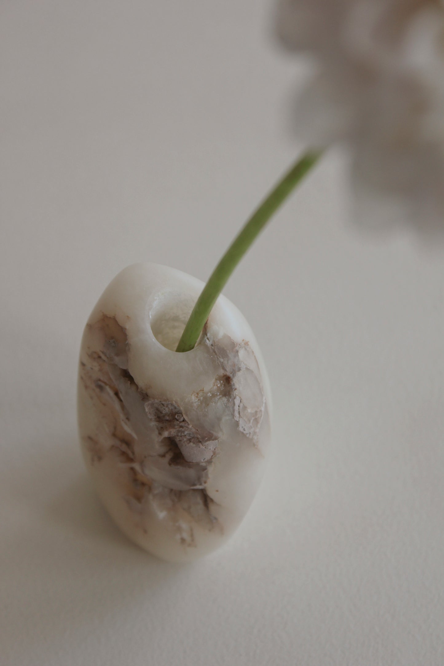 Alabaster Bud Vase