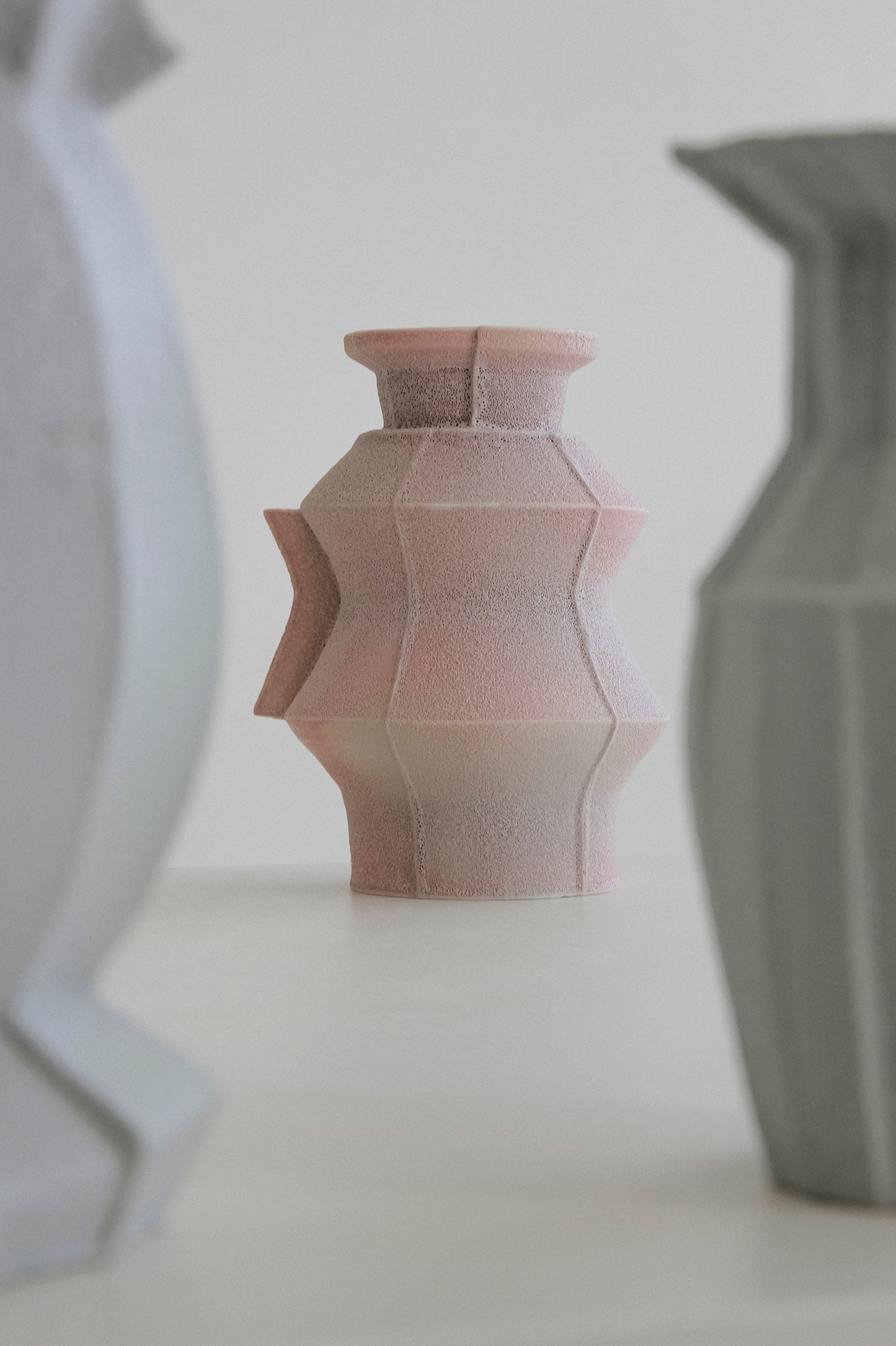Faceted Fin Vase