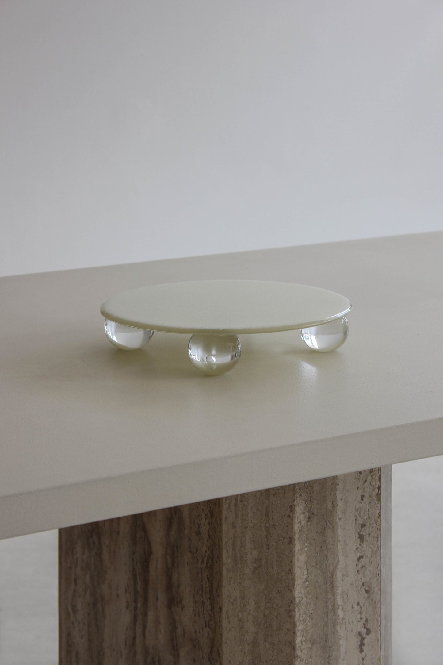 Glass Orb Stand