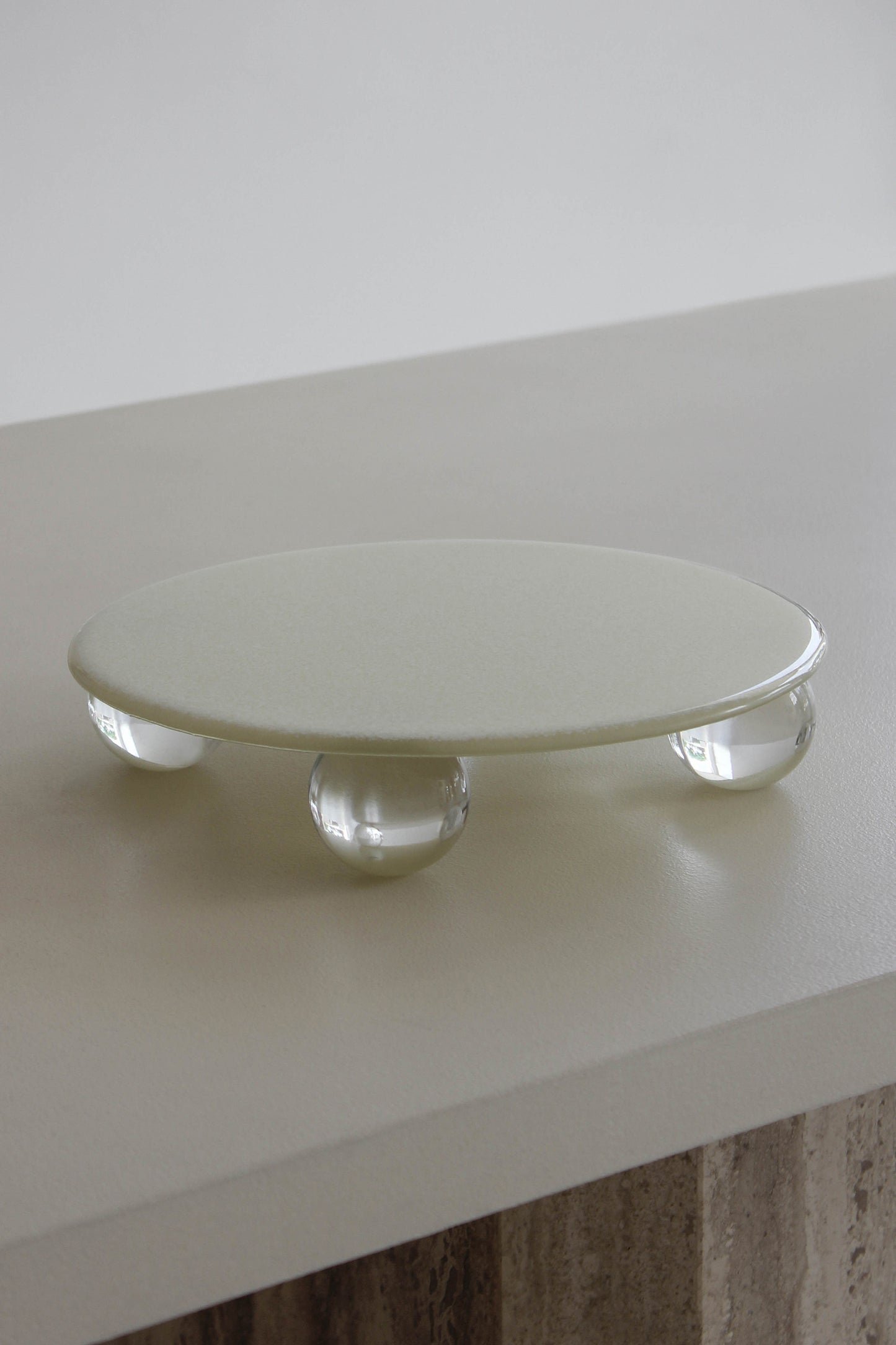 Glass Orb Stand