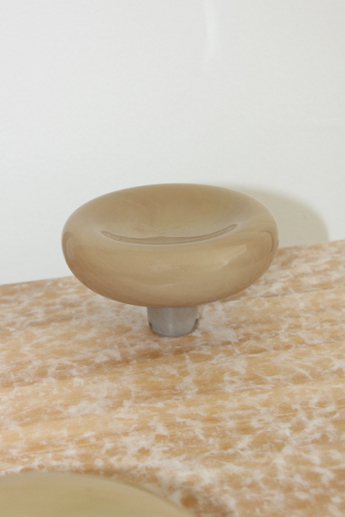 Pedestal Catchall | Sand Gloss