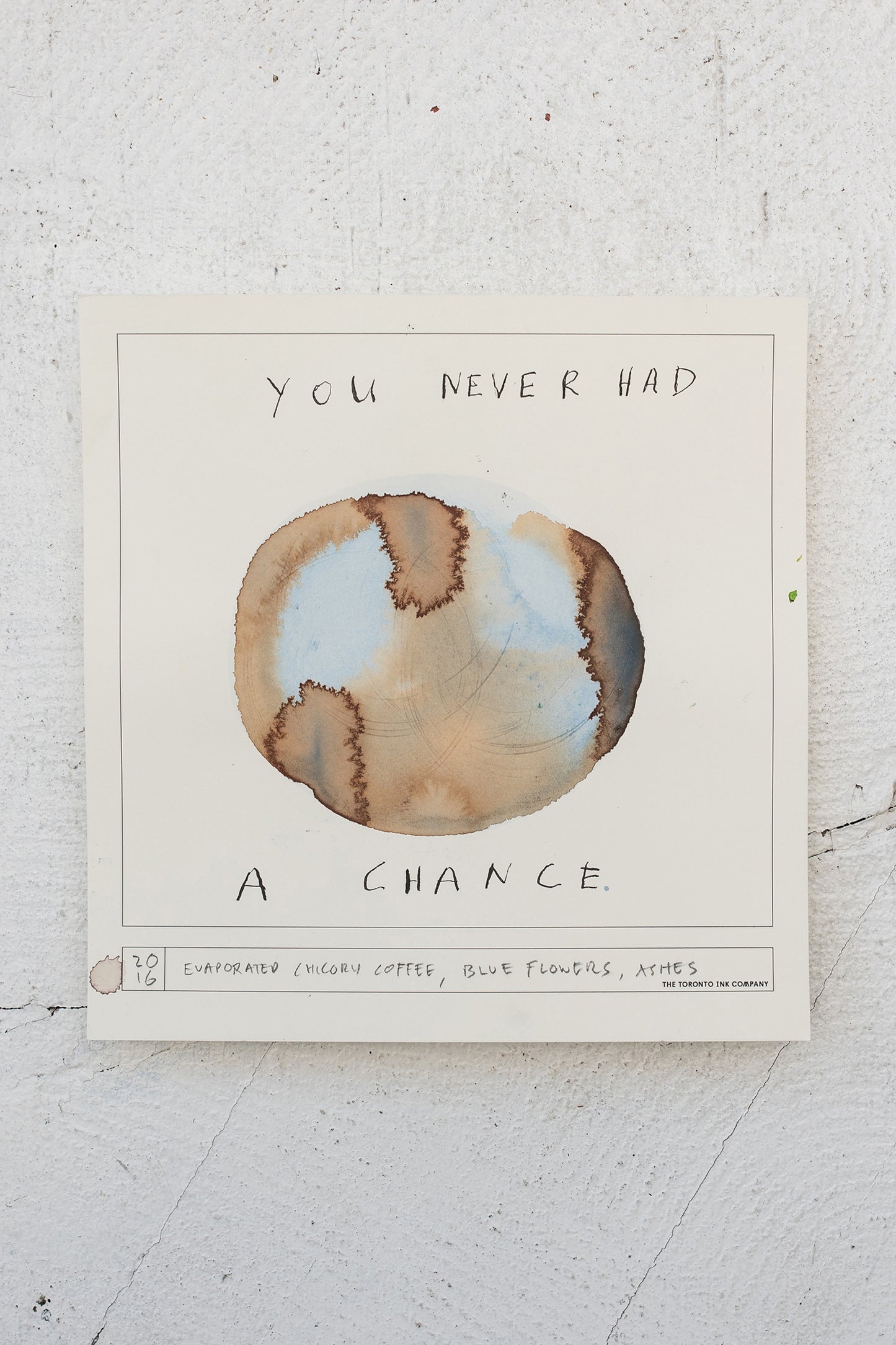 Inktest - "You Never Had A Chance"
