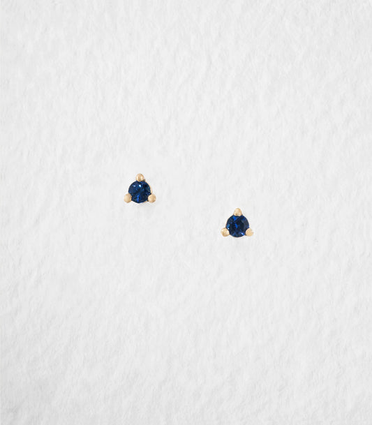 Cocktail Studs | Blue Sapphire