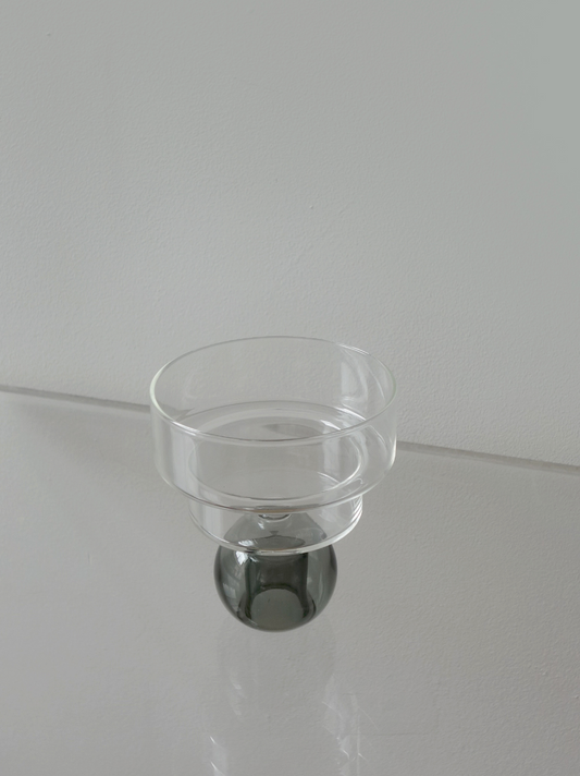 Pas Cup - Candle Holder | Clear & Smoke