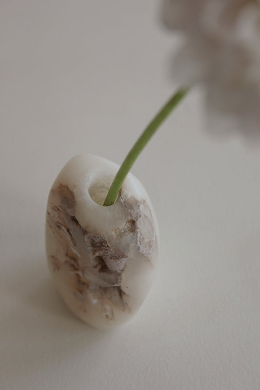 Alabaster Bud Vase