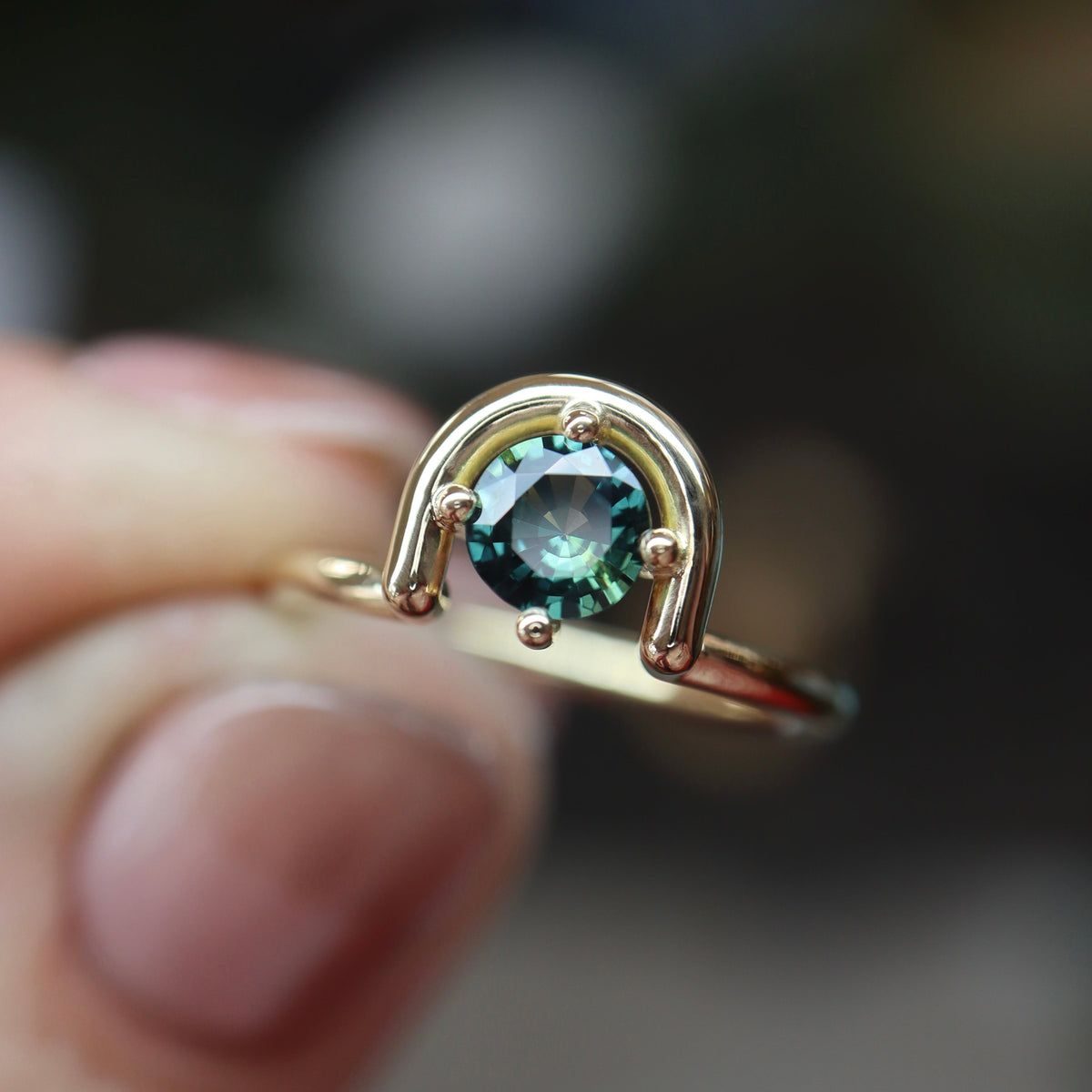 Lindy Ring | Blue Montana Sapphire