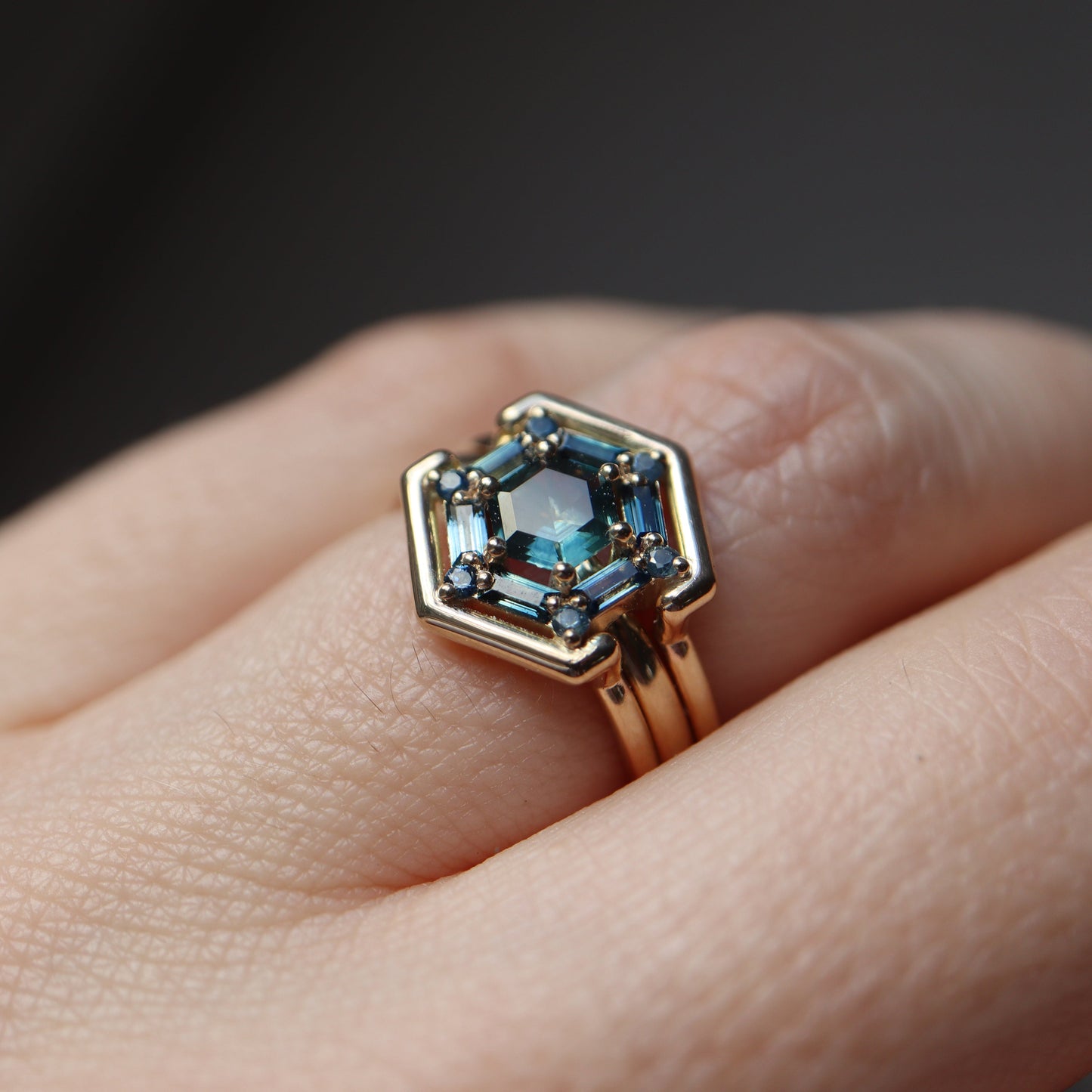 Ottessa Ring Set | Sapphire