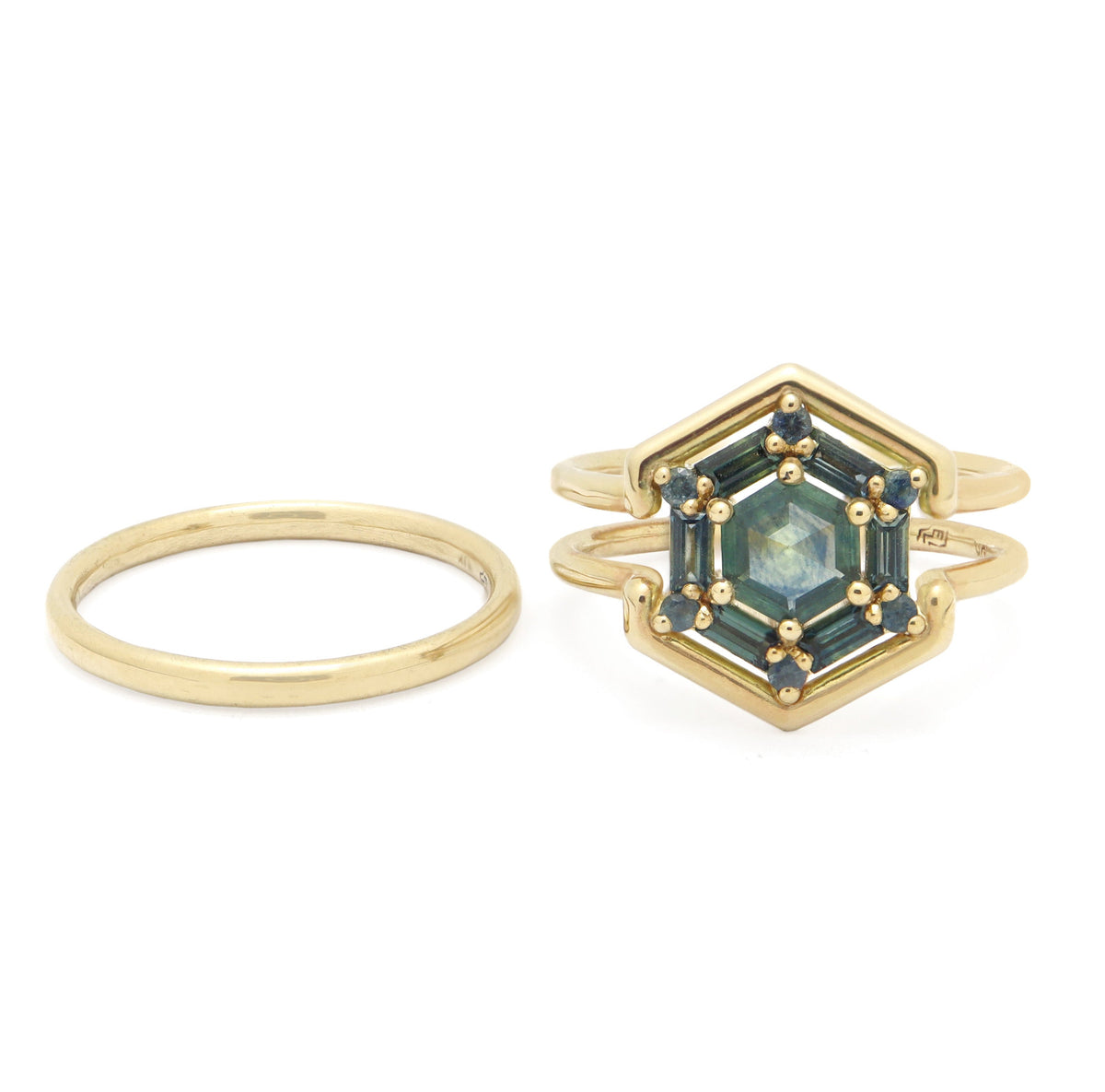 Ottessa Ring Set | Sapphire