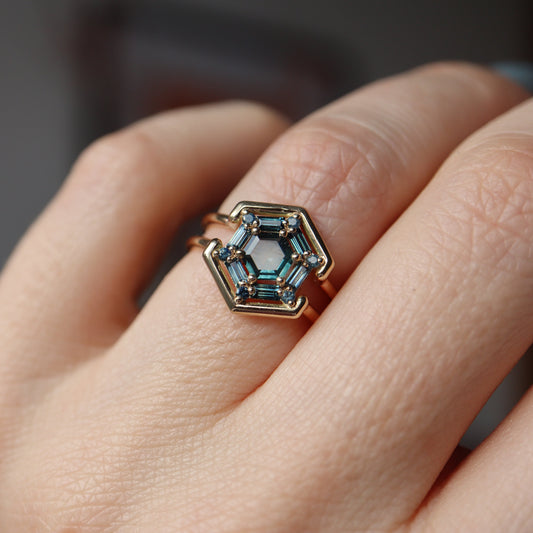 Ottessa Ring Set | Sapphire
