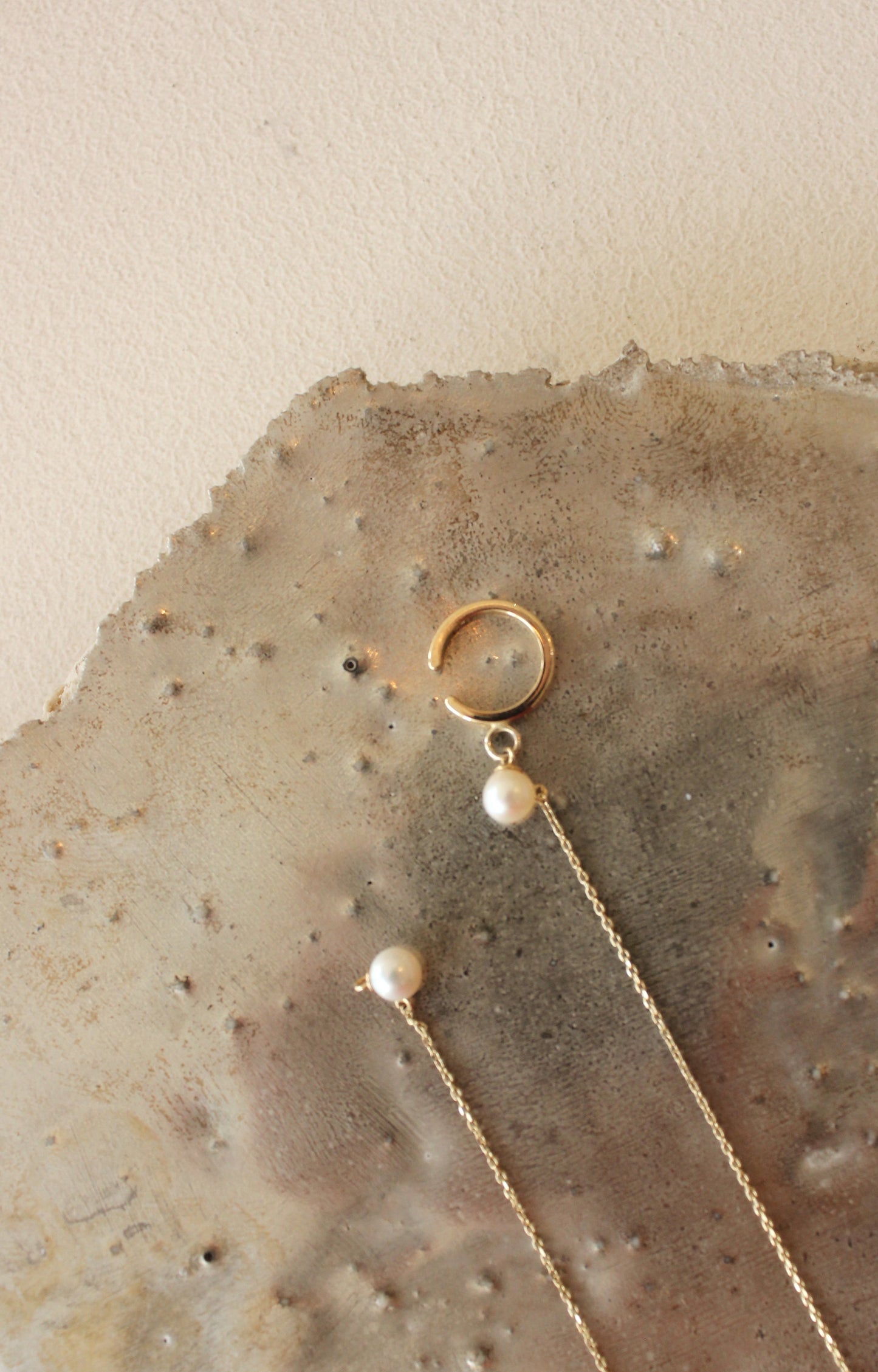 Pearl Threader Earrings