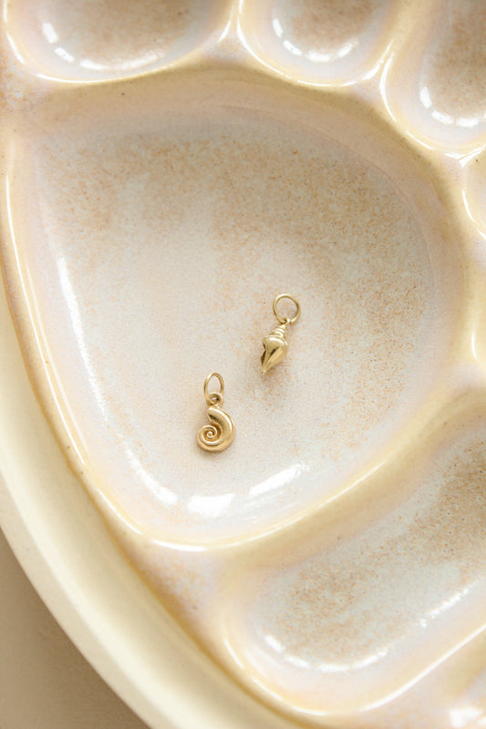 Gold Conch Charm
