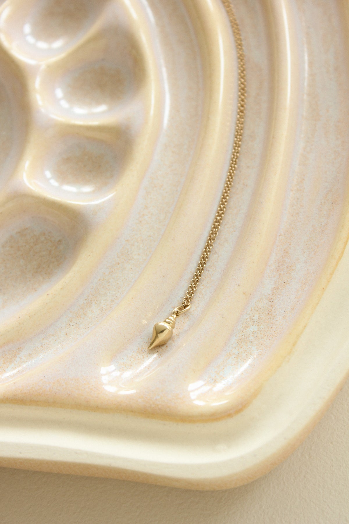 Gold Conch Charm