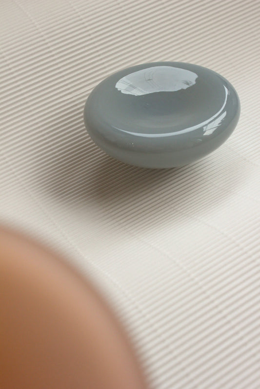 Pedestal Catchall | Sky Gloss