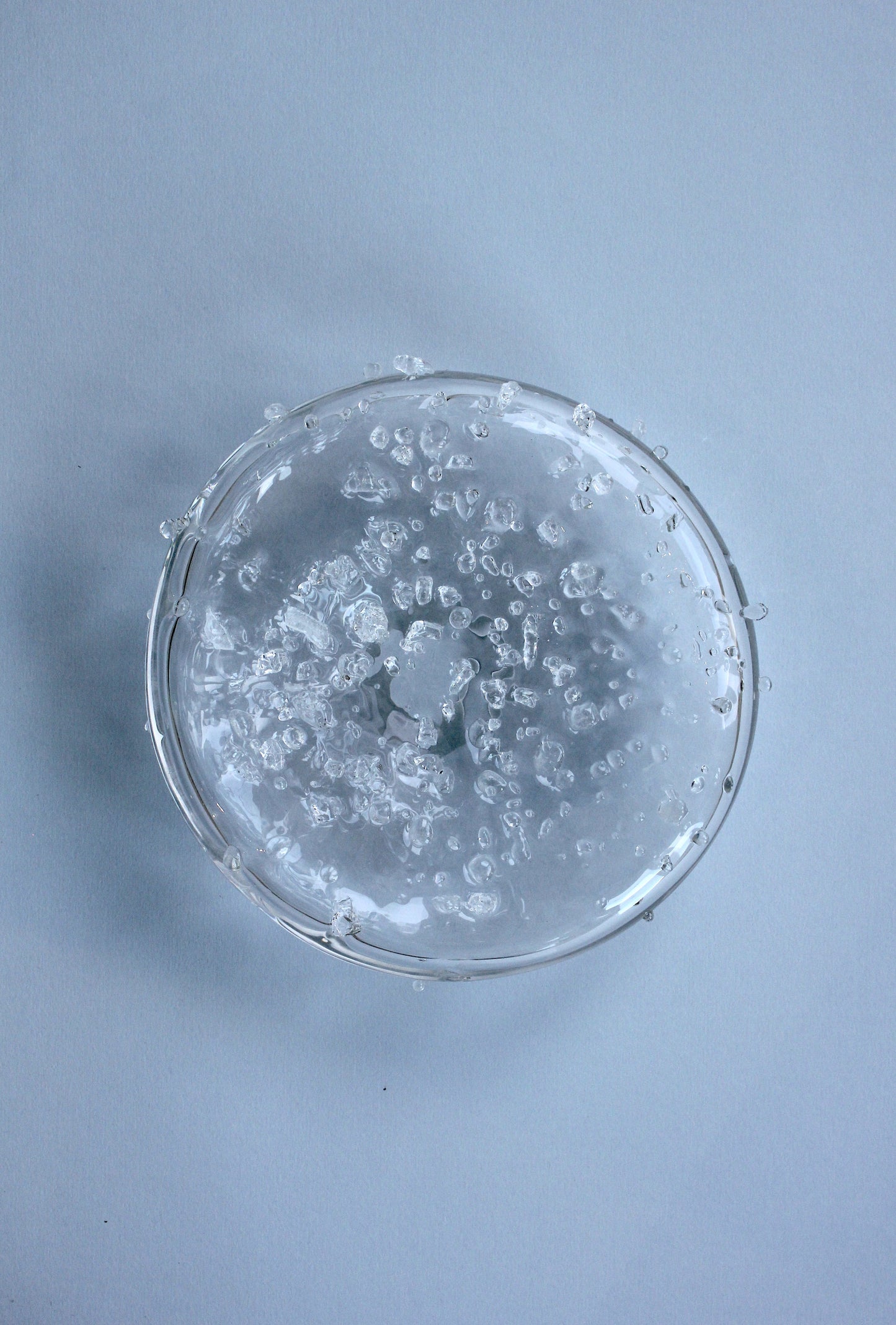 Low Pedestal Catchall | Clear Gloss Crush