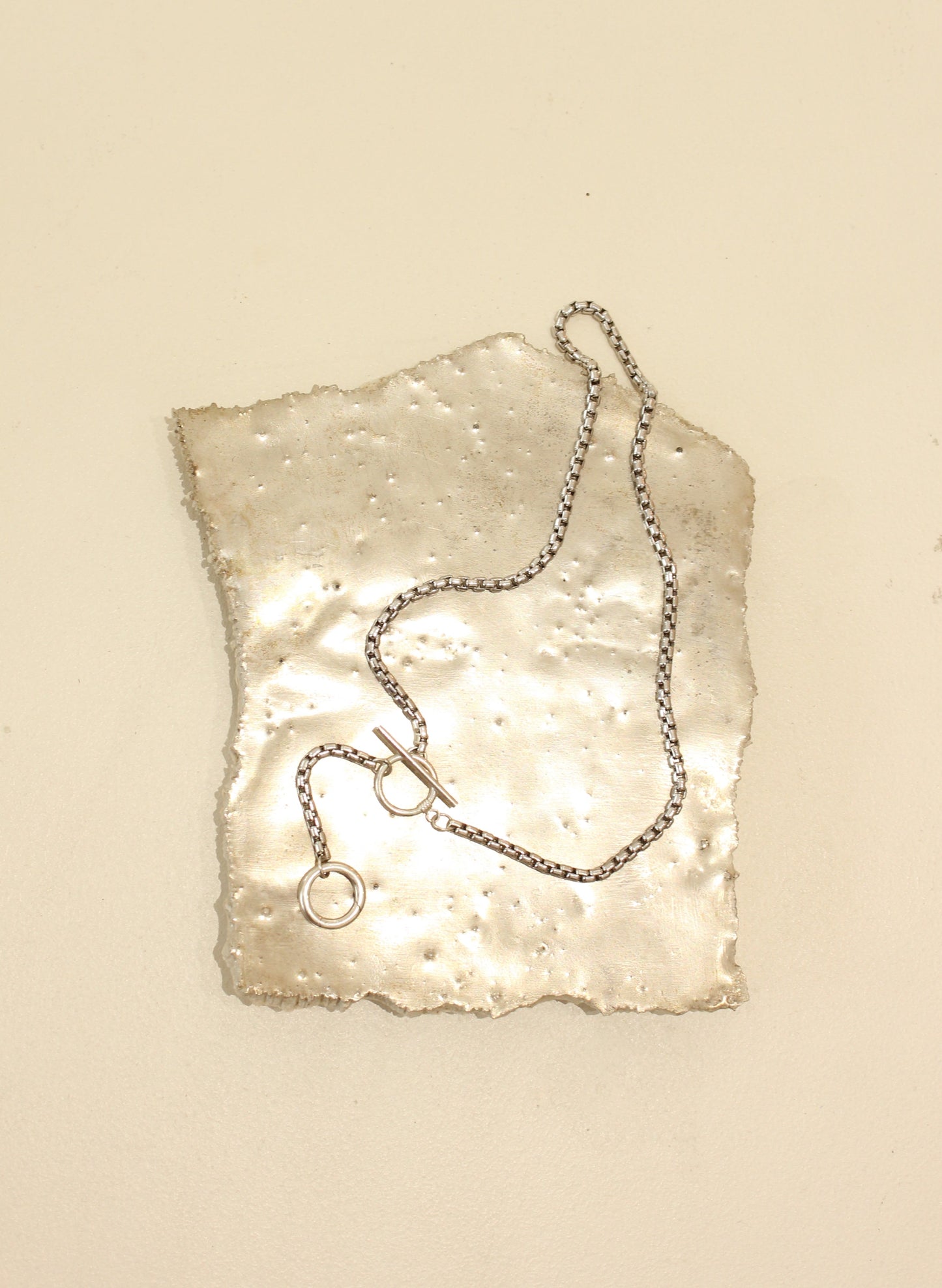 Double Hoop Lariat Necklace