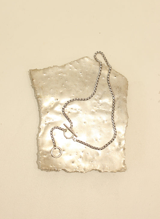 Double Hoop Lariat Necklace