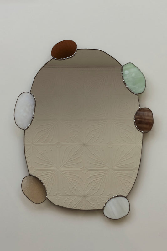 Large Pebble Mirror