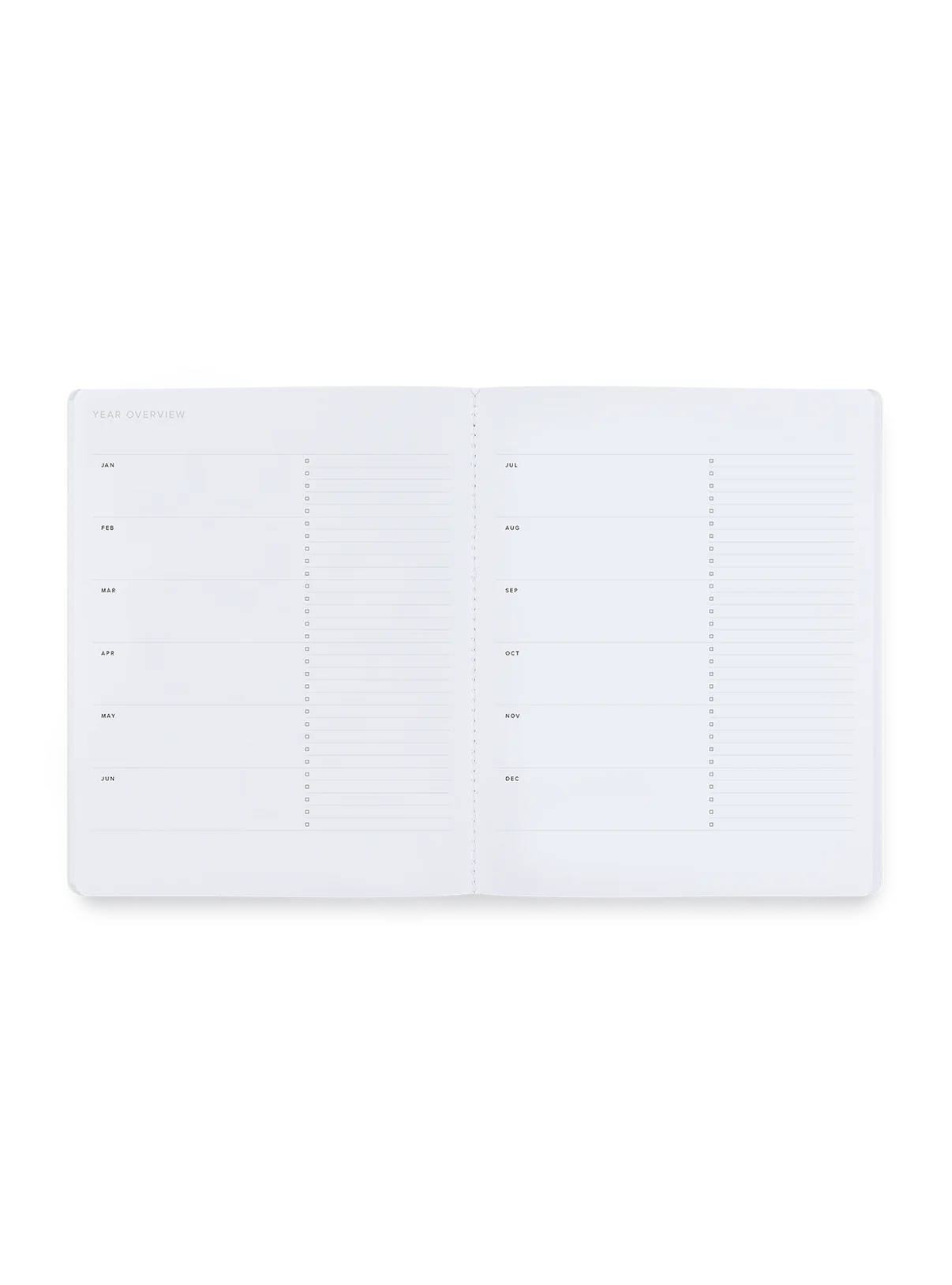 Undated Monthly Planner