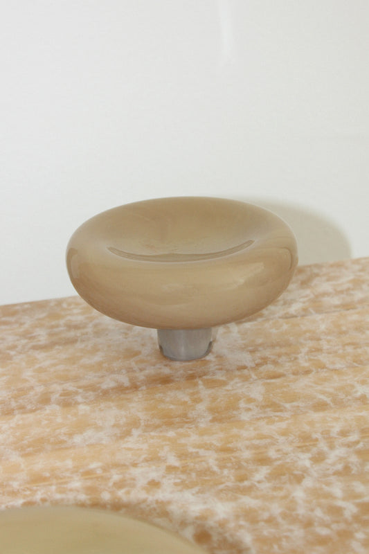 Pedestal Catchall | Sand Gloss