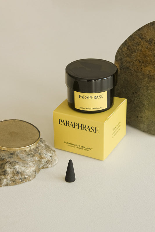 Guaiacwood & Bergamot Incense Cones