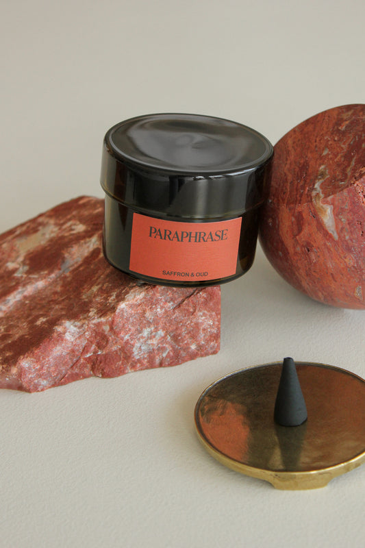 Saffron & Oud Incense Cones