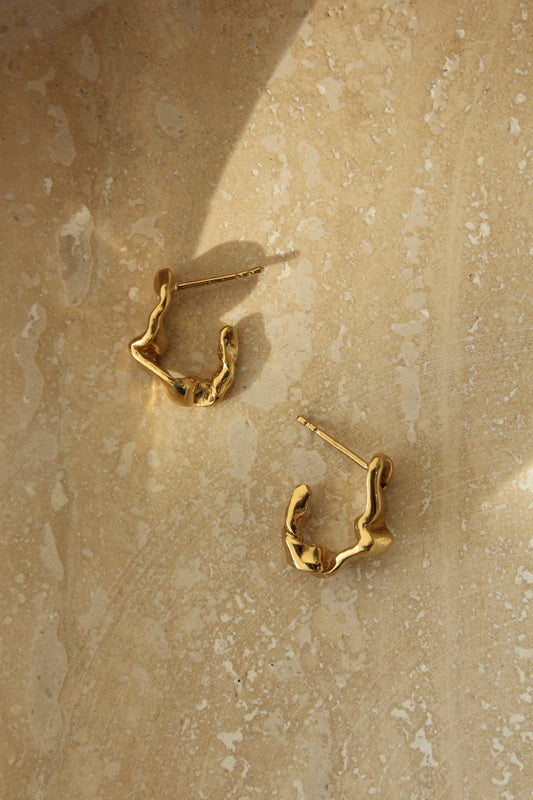 Small Ribbon Hoops